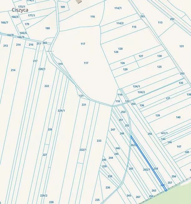 Działka rolna Ciszyca