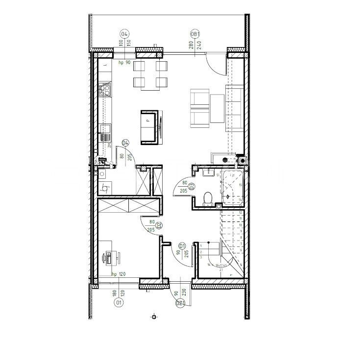 dom szeregowy, 4 pokoje Rzeszów, ul. Myśliwska. Zdjęcie 2