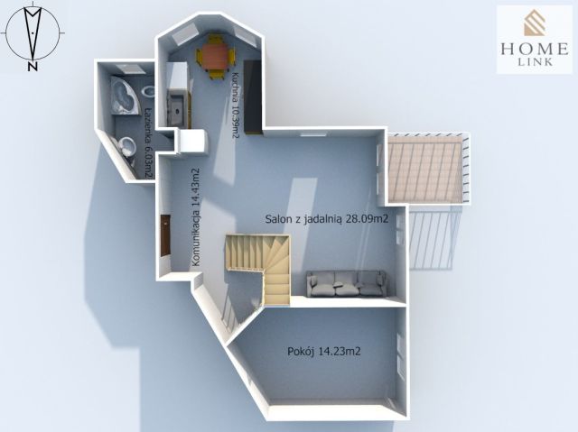 Mieszkanie 4-pokojowe Olsztyn, ul. Romualda Traugutta. Zdjęcie 6