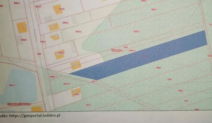 Działka rekreacyjna Kurowice, ul. Kościelna
