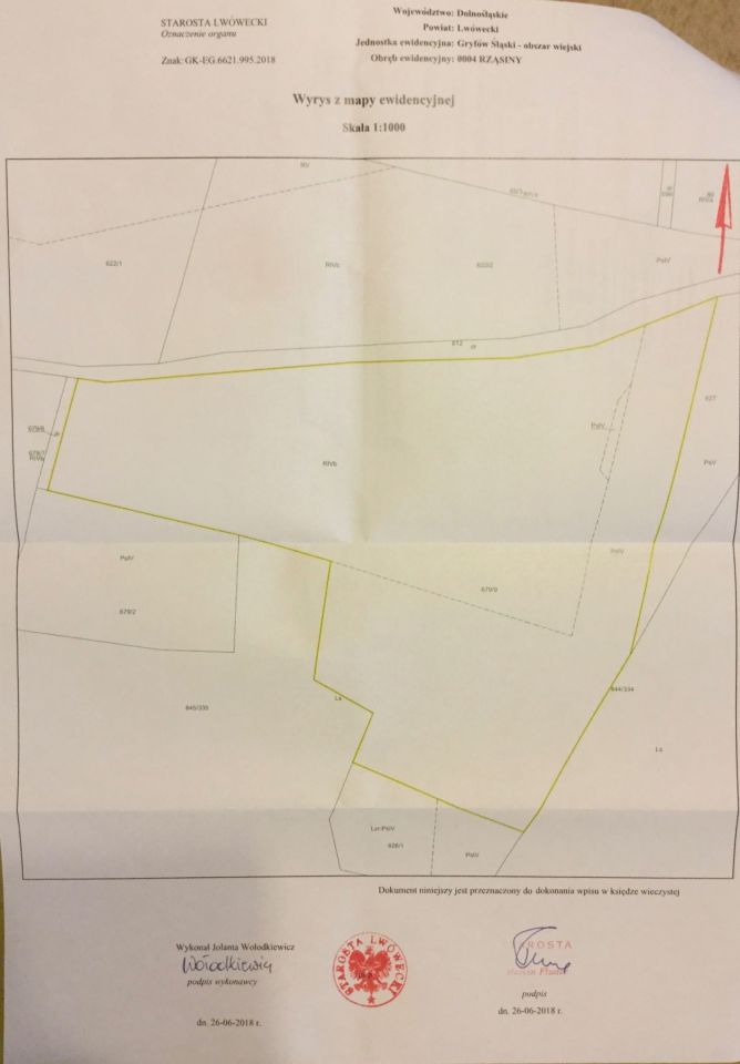 Działka rolna Rząsiny. Zdjęcie 3