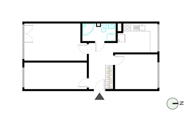 Mieszkanie 3-pokojowe Wrocław Huby, ul. Wieczysta. Zdjęcie 19