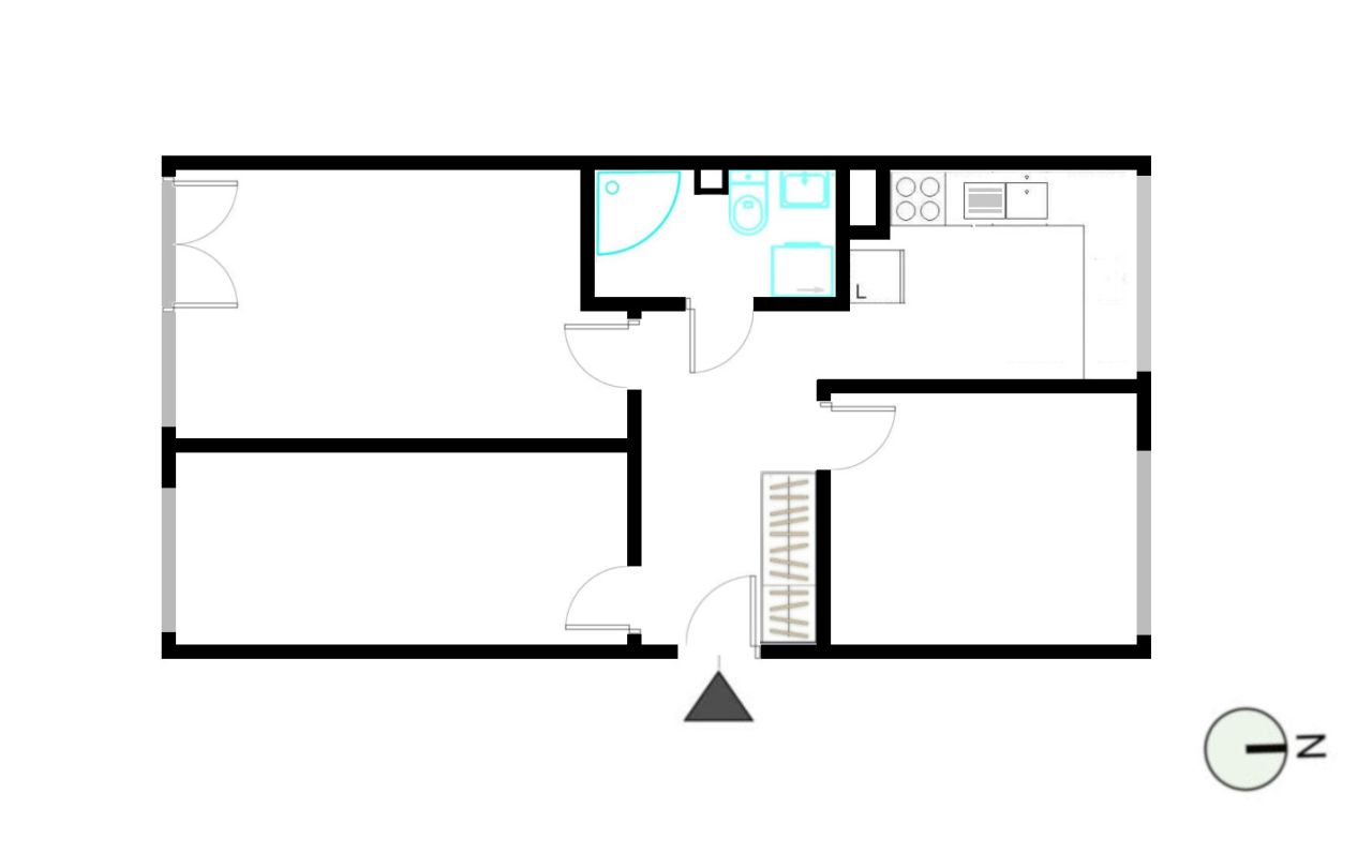 Mieszkanie 3-pokojowe Wrocław Huby, ul. Wieczysta. Zdjęcie 19