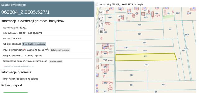 Działka rolno-budowlana Dorohusk, ul. Jana Pawła II. Zdjęcie 1