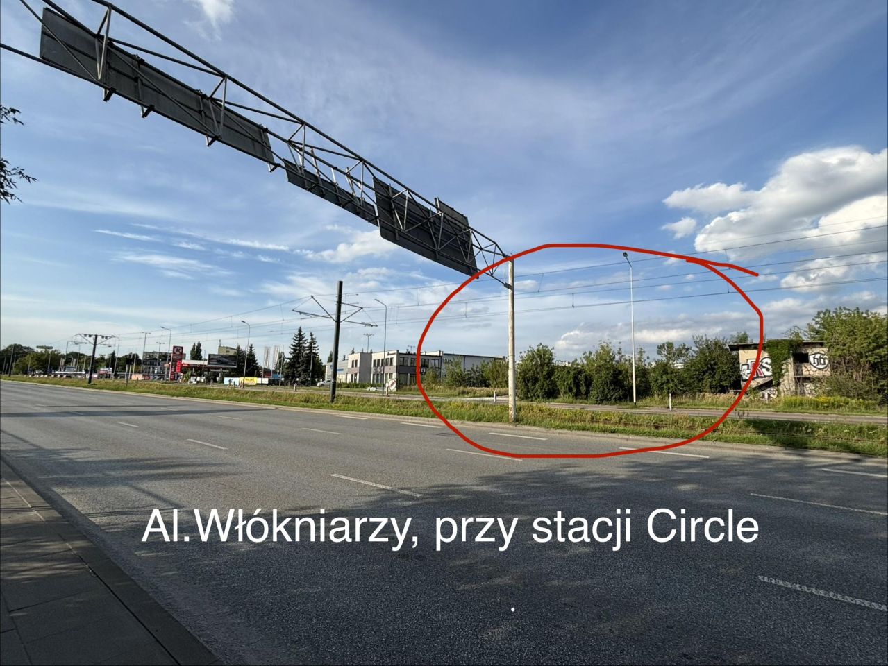 Działka inwestycyjna Łódź Polesie, al. Włókniarzy. Zdjęcie 1