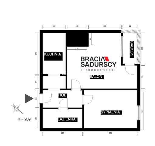 Mieszkanie 2-pokojowe Kraków Bronowice, ul. Stańczyka. Zdjęcie 16