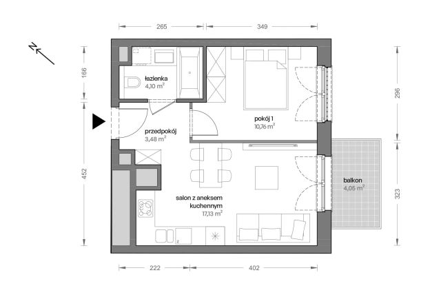 Mieszkanie 2-pokojowe Katowice Brynów, ul. Ceglana. Zdjęcie 7