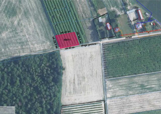 Działka budowlana Trawniki-Kolonia. Zdjęcie 1