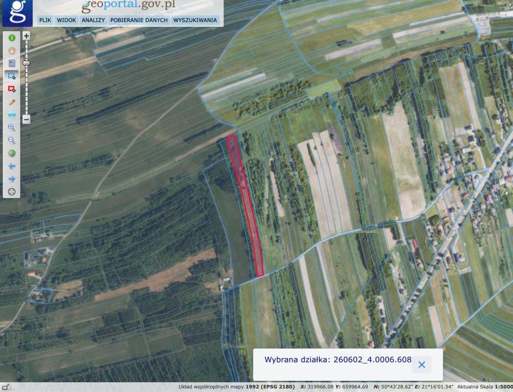 Działka budowlana Iwaniska, ul. Staszowska. Zdjęcie 2