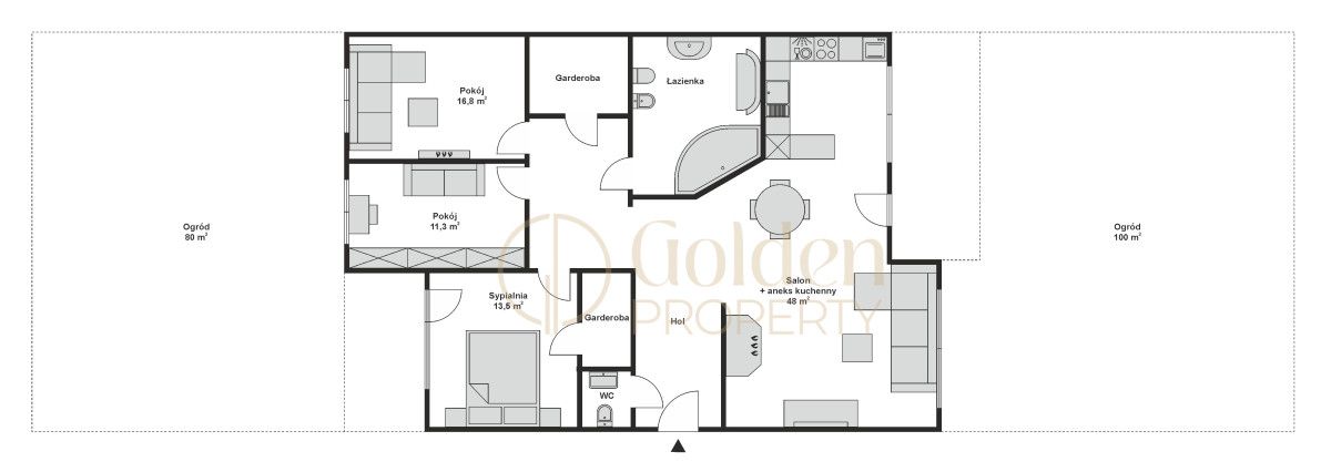 Mieszkanie 4-pokojowe Gdynia, ul. Wzgórze Bernadowo. Zdjęcie 28