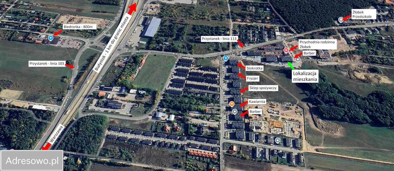 Mieszkanie 2-pokojowe Porosły, ul. Wierzbowa. Zdjęcie 8