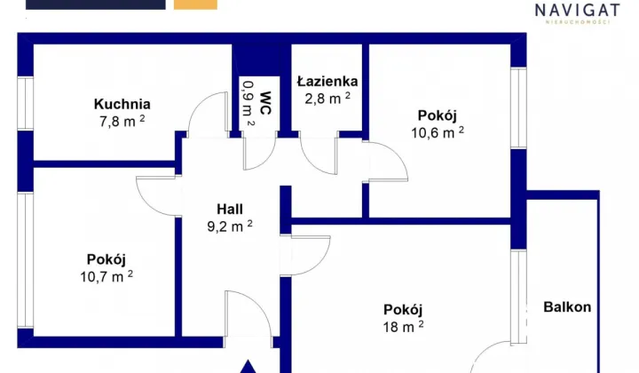Mieszkanie 3-pokojowe Gdynia Obłuże, ul. mjr. Henryka Sucharskiego