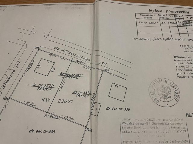 Działka budowlana Piastów, ul. Józefa Ignacego Kraszewskiego. Zdjęcie 6