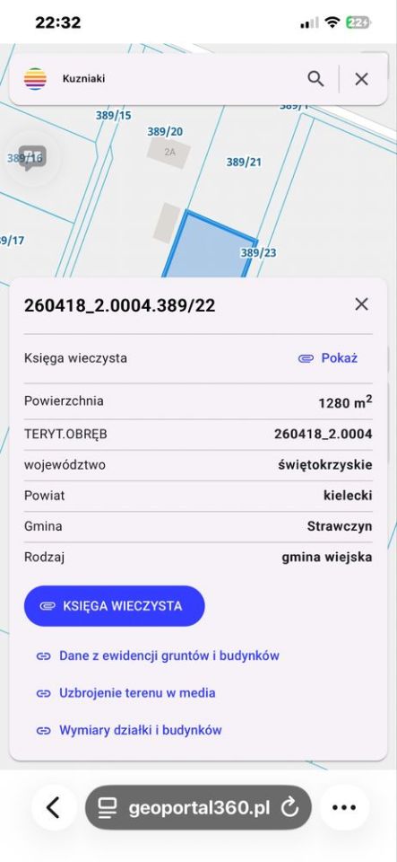 Działka budowlana Kuźniaki. Zdjęcie 2