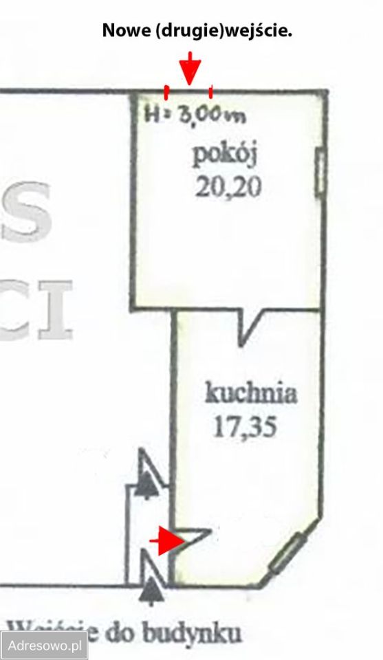 Mieszkanie 2-pokojowe Mieroszów, ul. Wolności. Zdjęcie 3