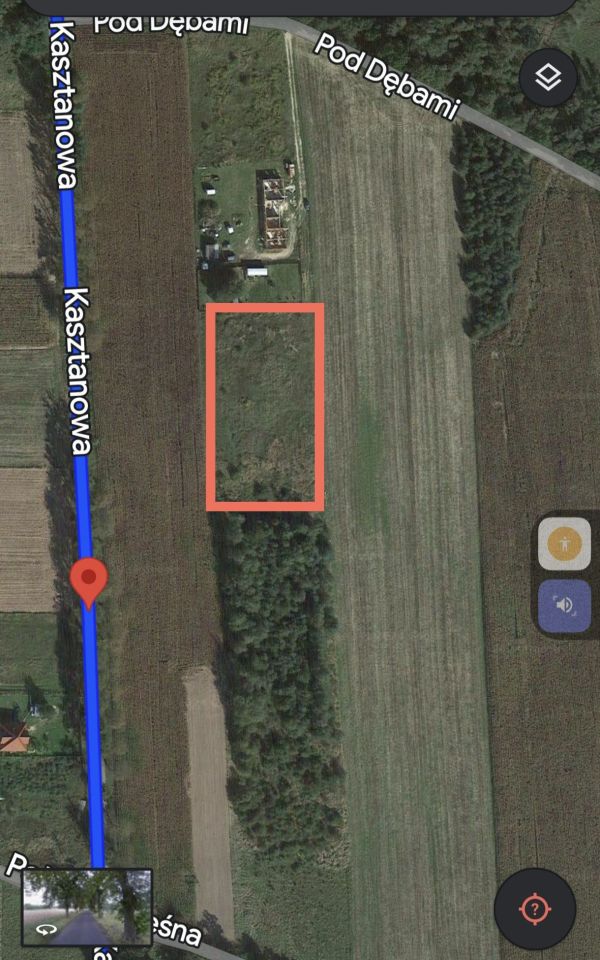 Działka siedliskowa Siedliska, ul. Pod Dębami. Zdjęcie 2