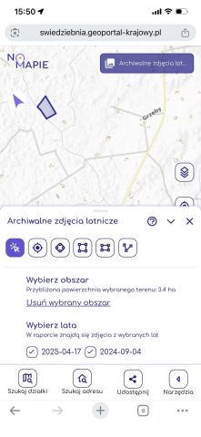 Działka rolna Chlebowo. Zdjęcie 1