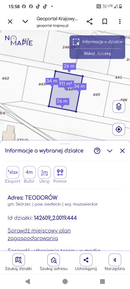 Działka budowlana Teodorów, ul. Hiacyntowa. Zdjęcie 2