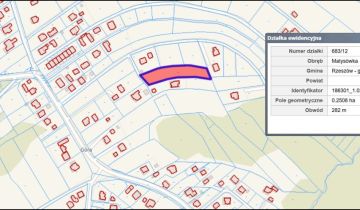 Działka budowlana Rzeszów, ul. Matysowska