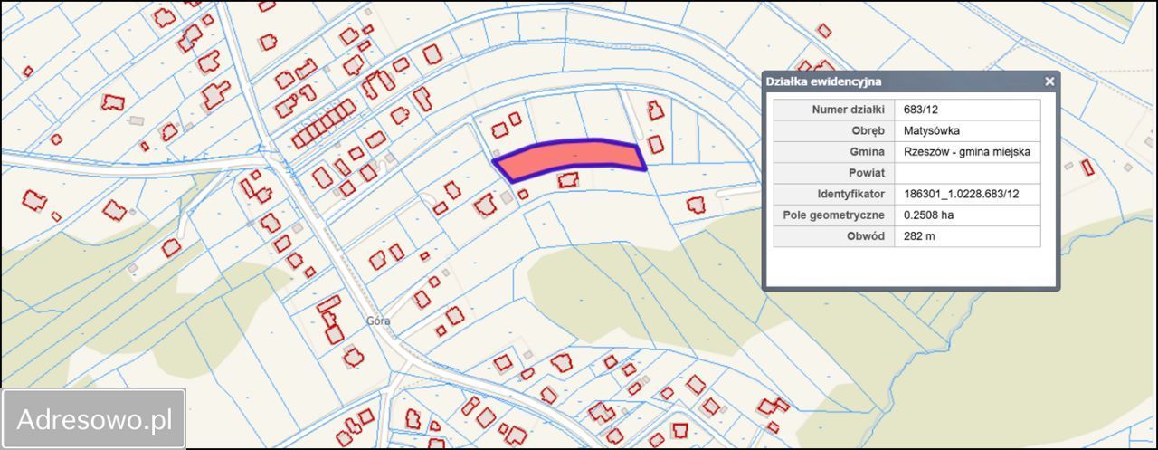 Działka budowlana Rzeszów, ul. Matysowska. Zdjęcie 2