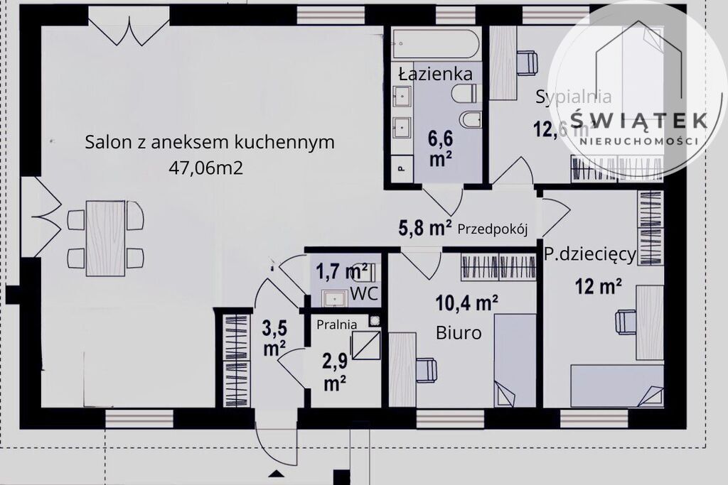 dom wolnostojący, 4 pokoje Toruń. Zdjęcie 20