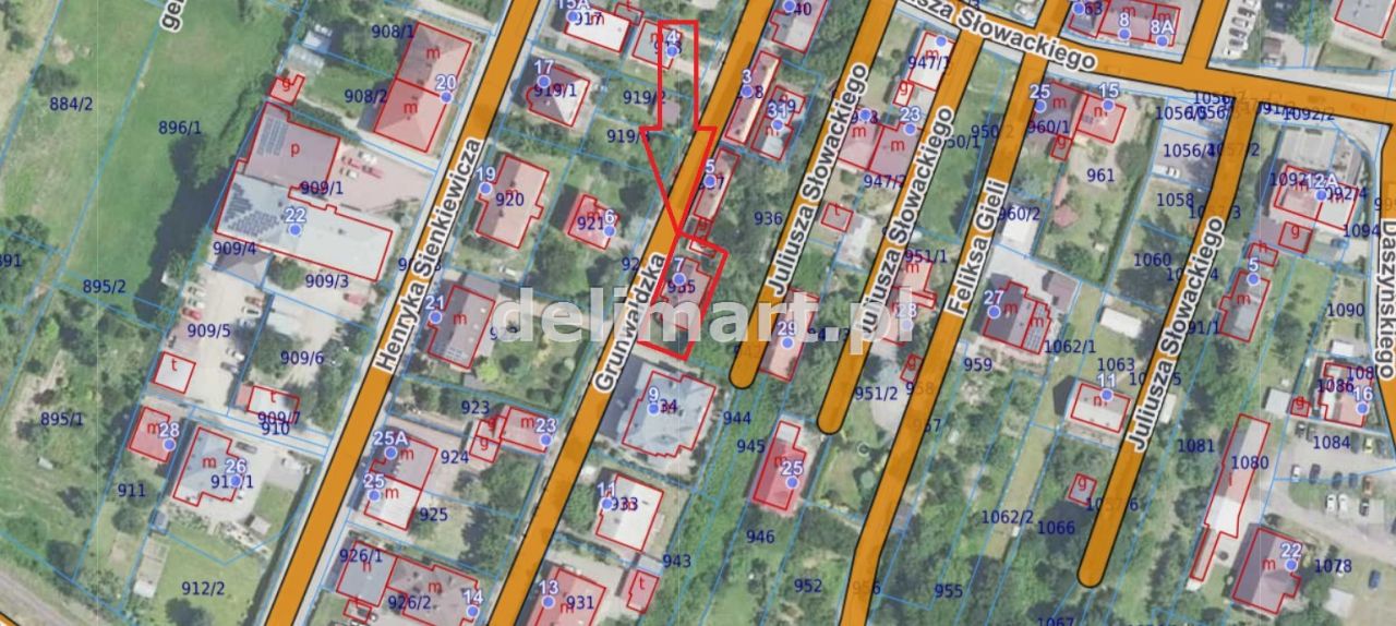 Działka budowlana Sanok Śródmieście, ul. Grunwaldzka. Zdjęcie 5