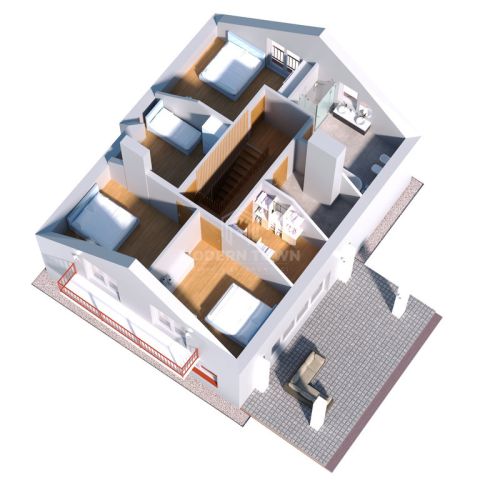 dom wolnostojący, 7 pokoi Mikołajki. Zdjęcie 13