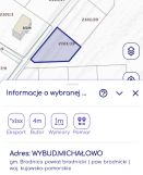 Działka budowlana Cielęta, Wybudowanie Michałowo u.Polna. Zdjęcie 1