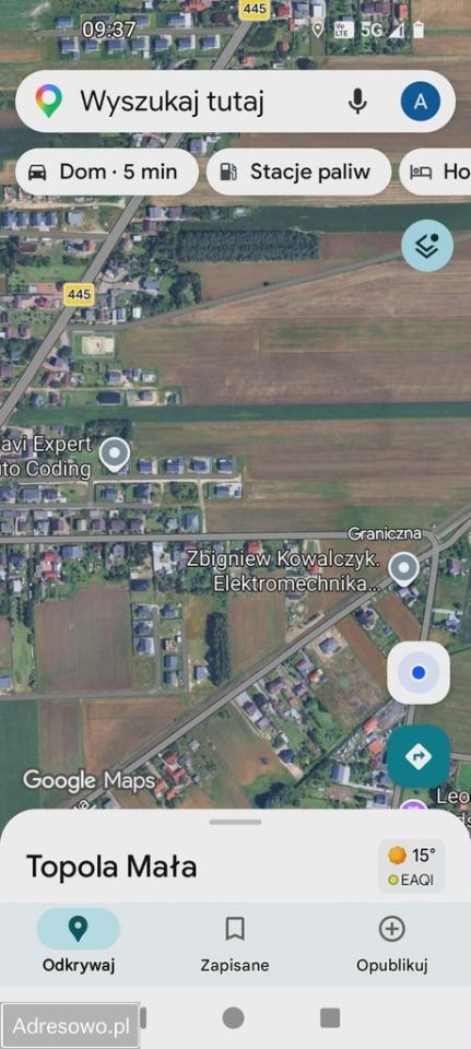Działka budowlana Topola Mała, ul. Graniczna. Zdjęcie 5
