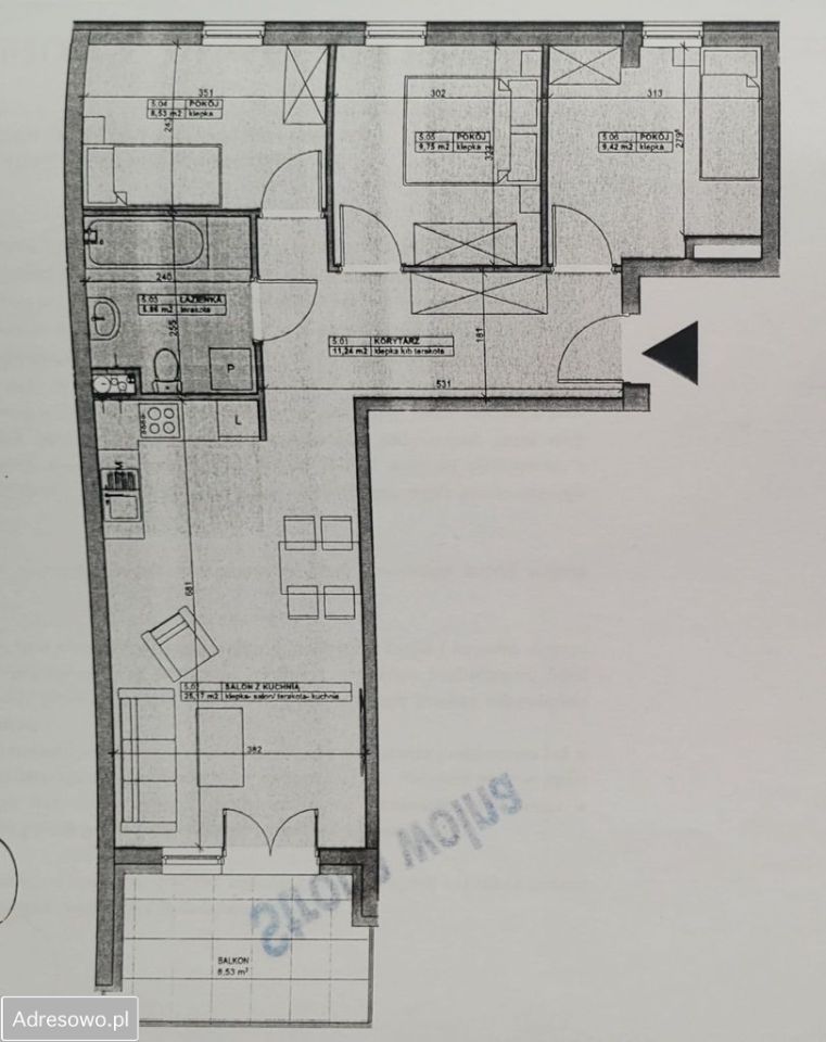 Mieszkanie 4-pokojowe Ząbki Centrum, ul. Christiana Andersena. Zdjęcie 5