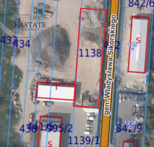 Działka inwestycyjna Klaudyn, ul. gen. Władysława Sikorskiego. Zdjęcie 2