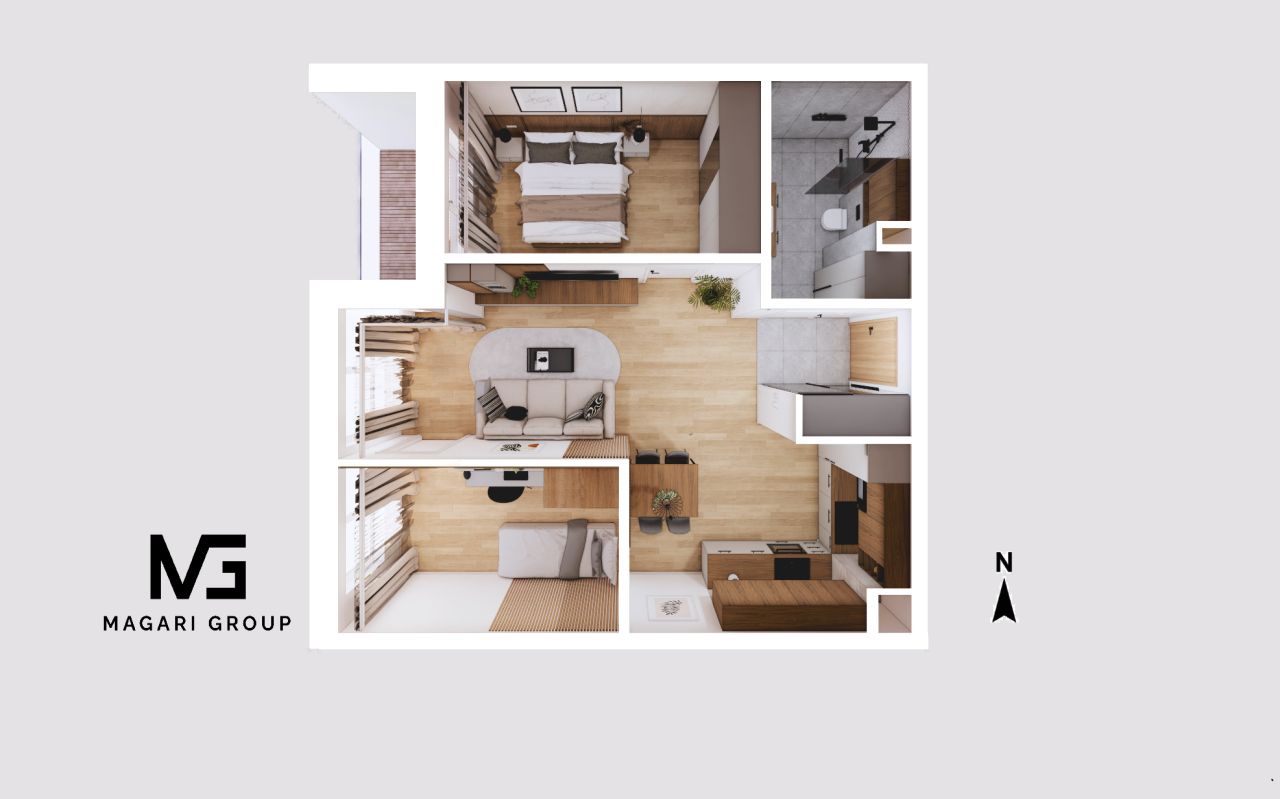 Mieszkanie 3-pokojowe Kraków Ruczaj, ul. dr. Jana Piltza. Zdjęcie 19