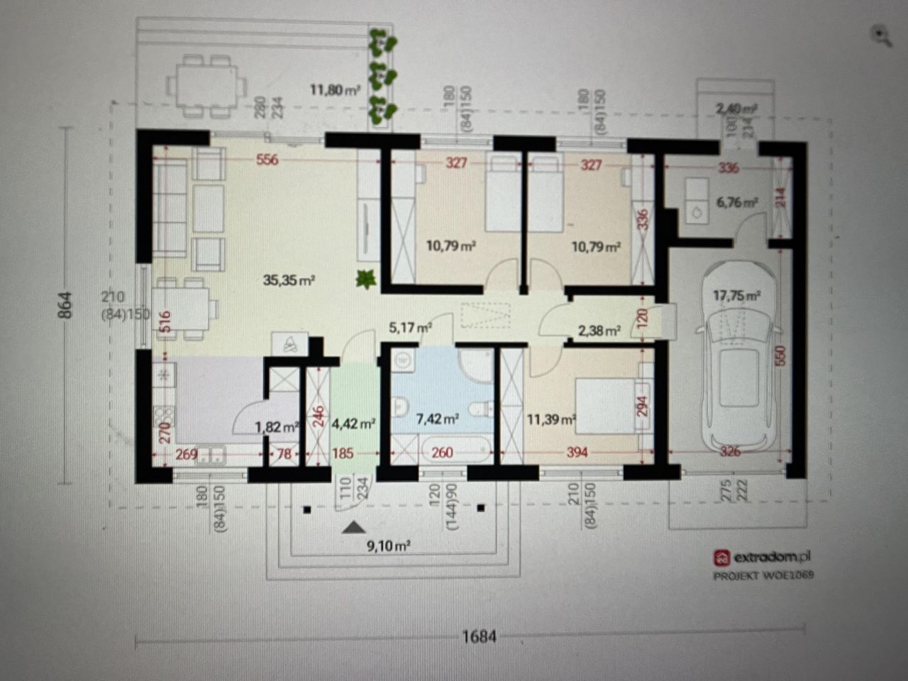 dom wolnostojący, 4 pokoje Łagodzin, ul. Skromna. Zdjęcie 4