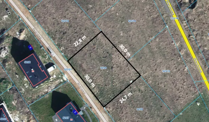 Działka budowlana Bartoszów, Akacjowa