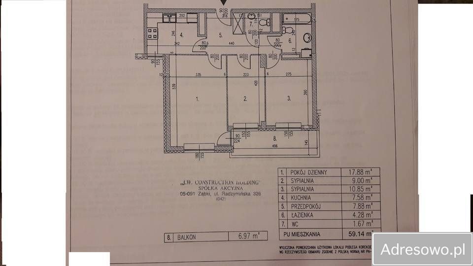 Mieszkanie 3-pokojowe Warszawa Tarchomin, ul. Milenijna. Zdjęcie 12