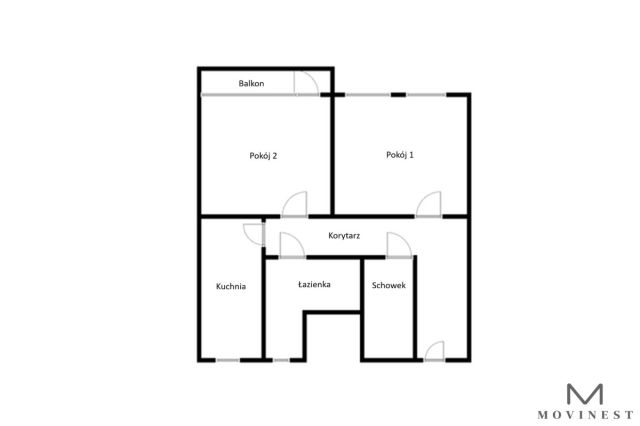Mieszkanie 2-pokojowe Poznań Łazarz, ul. Kolejowa. Zdjęcie 11
