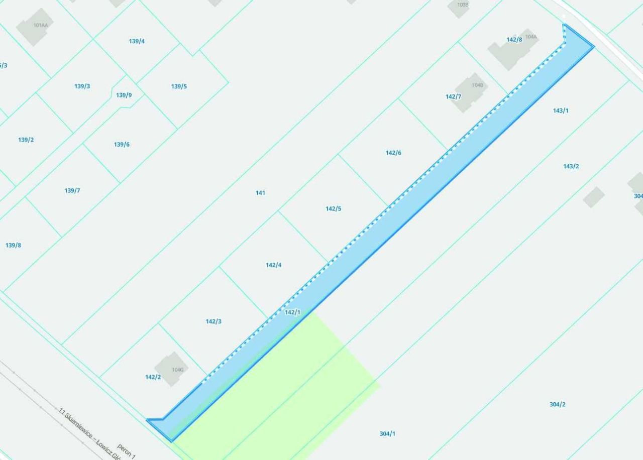 Działka budowlana Sierakowice Lewe. Zdjęcie 3