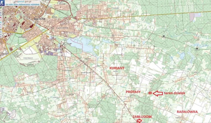 Działka budowlana Rafałówka Borowiki