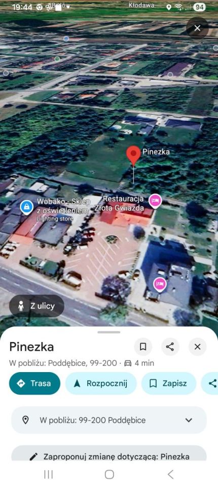 Działka rolno-budowlana Poddębice, ul. Partyzantów. Zdjęcie 3