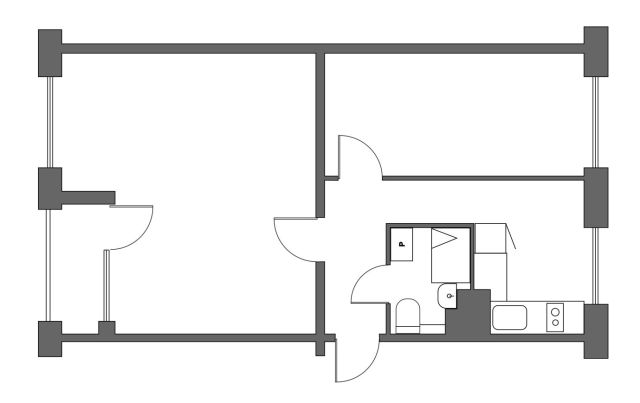 Mieszkanie 2-pokojowe Szczecin Pomorzany, ul. Xawerego Dunikowskiego. Zdjęcie 1