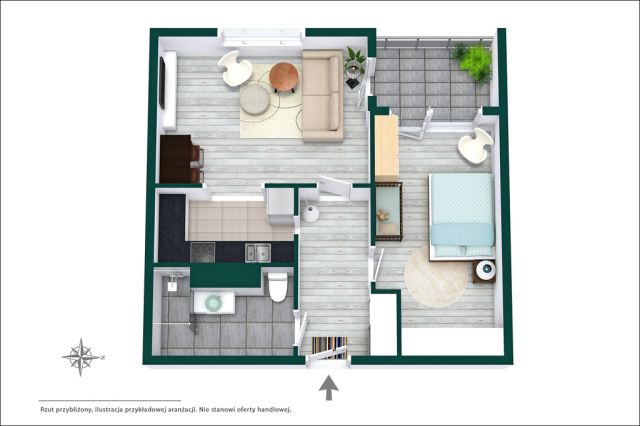 Mieszkanie 2-pokojowe Warszawa Białołęka, ul. Aluzyjna. Zdjęcie 22