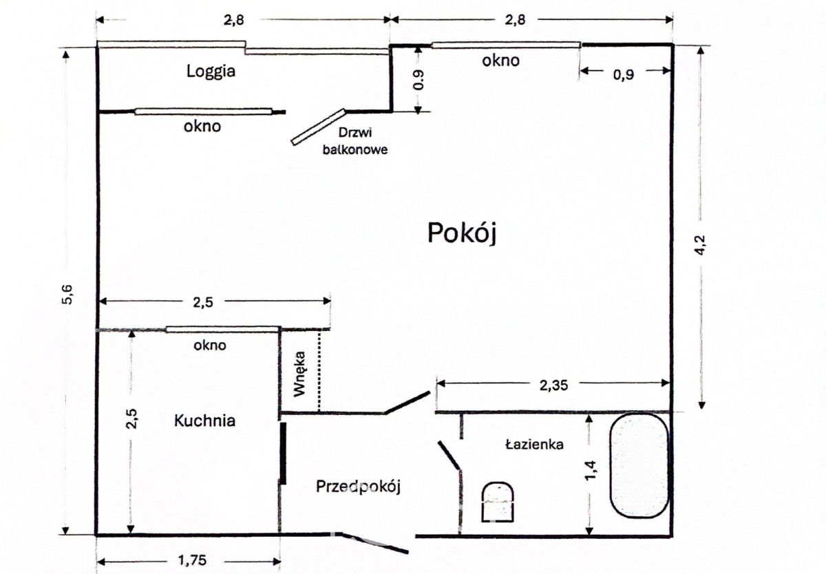 Mieszkanie 1-pokojowe Warszawa Targówek, ul. św. Wincentego. Zdjęcie 11