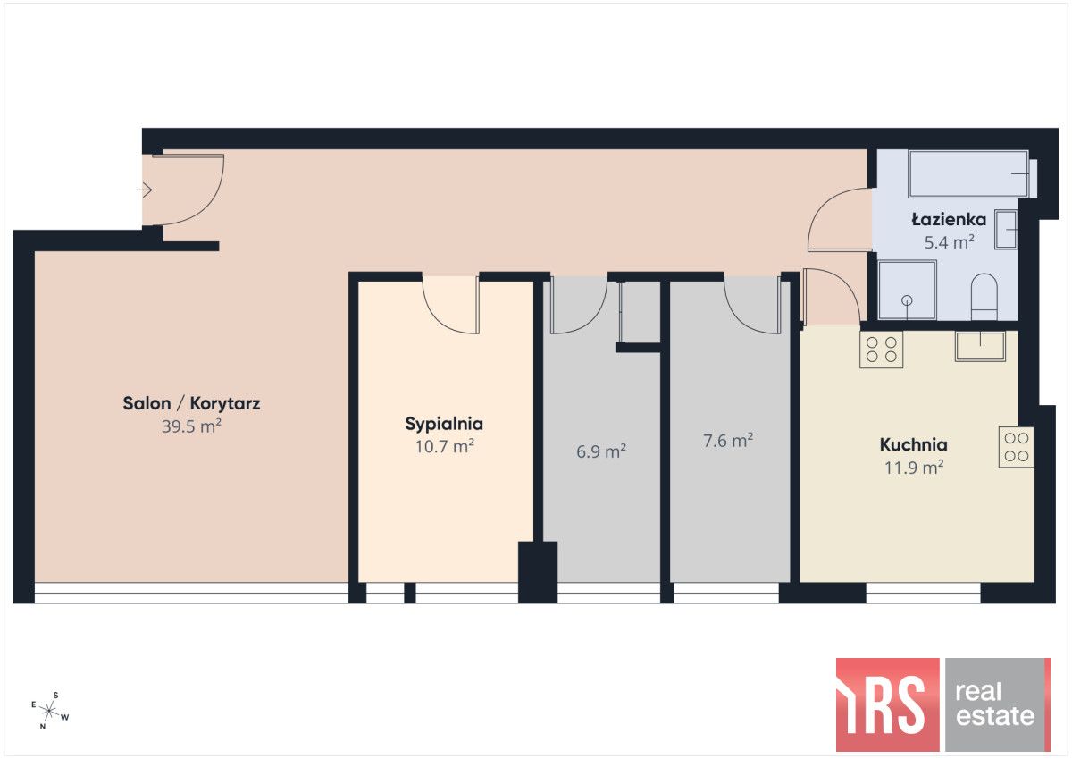Mieszkanie 4-pokojowe Czerwieńsk, ul. Składowa. Zdjęcie 11