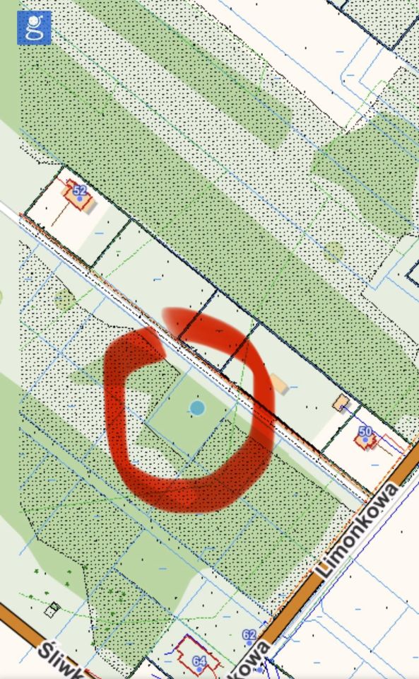 Działka rolno-budowlana Wymysły, ul. Limonkowa. Zdjęcie 5