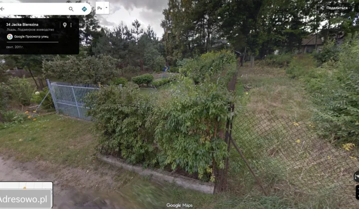 Działka budowlana Łódź Polesie, ul. Dąbrowszczaków