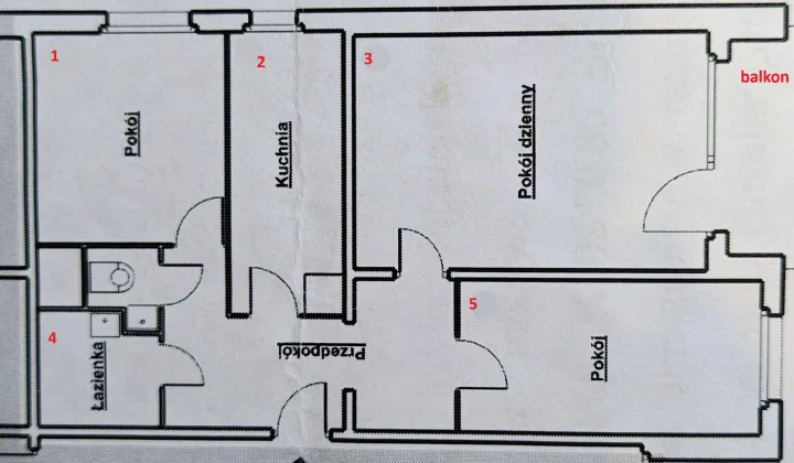 Mieszkanie 3-pokojowe Warszawa Bielany, ul. Sandora Petöfiego
