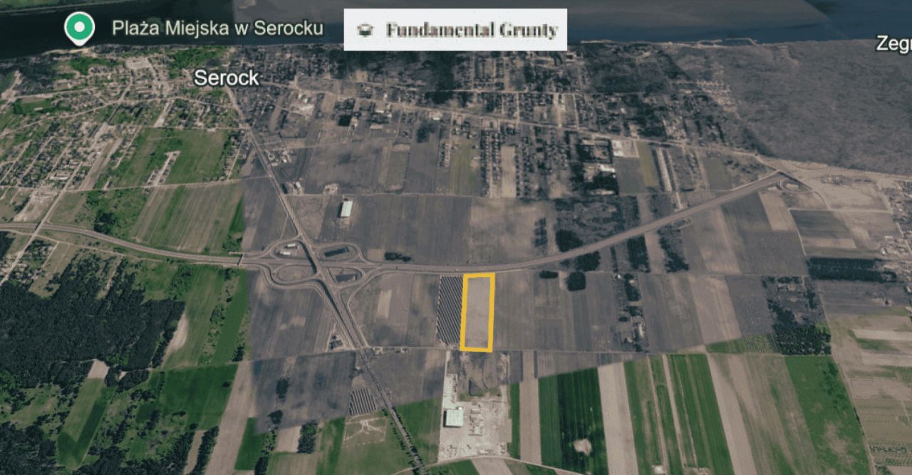 Działka inwestycyjna Serock. Zdjęcie 1