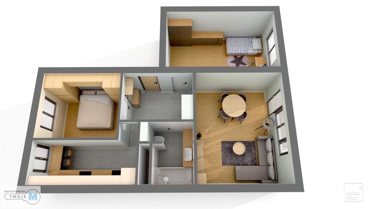 Mieszkanie 3-pokojowe Kielce Bocianek. Zdjęcie 16