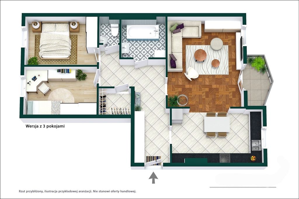 Mieszkanie 4-pokojowe Piaseczno, ul. Julianowska. Zdjęcie 8