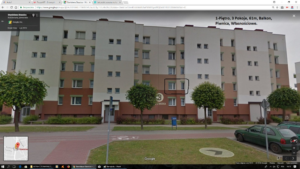 Mieszkanie 3-pokojowe Kościerzyna Centrum, ul. Staszica